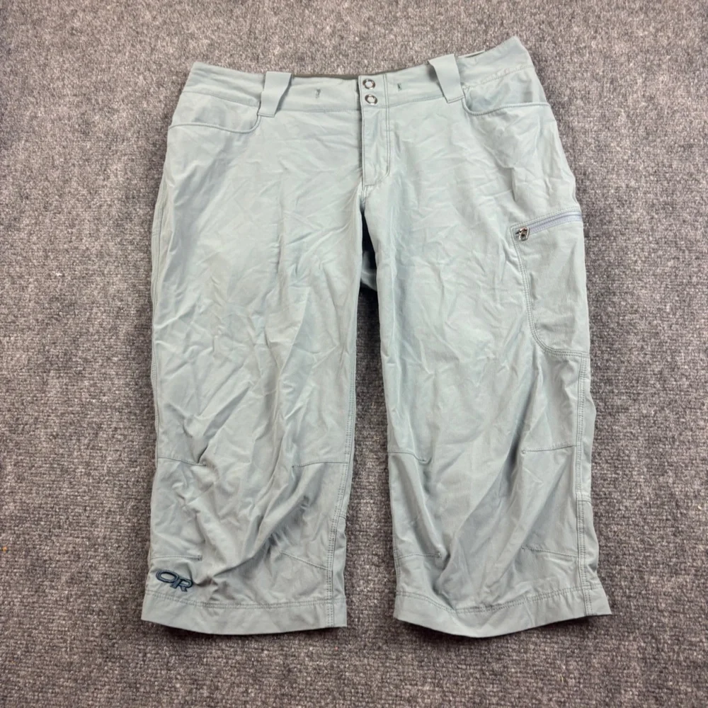 OUTDOOR RESEARCH Women’s Blue/Grey Ferrosi Cropped Pants size: 8 - Picture 1 of 8